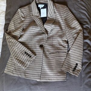 Houndstooth blazer
